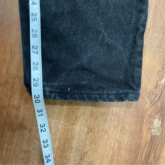 Levi's 550 Relaxed Fit Tapered Faded Black Jeans Mens 34x30 USA Made Vintage 90s - Picture 5 of 14